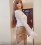裹裙美女漂亮时尚端庄