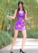 性感迷人的旗袍舞蹈，小姐姐初尝试翻跳《桃花