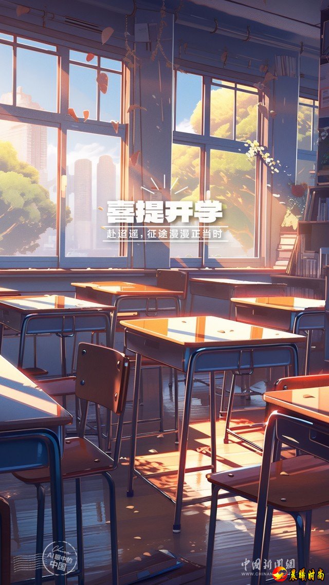 【开学第一课】AI眼中的中国｜开学啦！Show出你的新壁纸