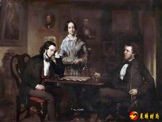 Chess Players， c.1840–c.1850