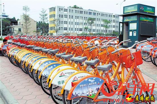 启动于2010年的广州公共自行车计划并没有迎来爆发的这一刻