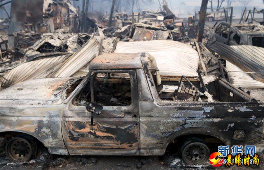 （国际）（9）美国加州北部山火遇难人数升至48人