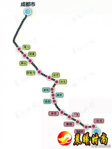 线路由南充枢纽引出