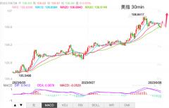 所以操作上暂时关注106.30-40区间阻力